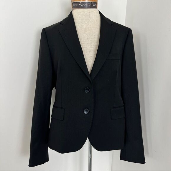 TAGLIATORE Black Virgin Wool Blazer Jacket size 46/S (410) - Picture 1 of 8